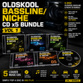 OLDSKOOL BASSLINE/NICHE CD x5 BUNDLE "VOL 1"