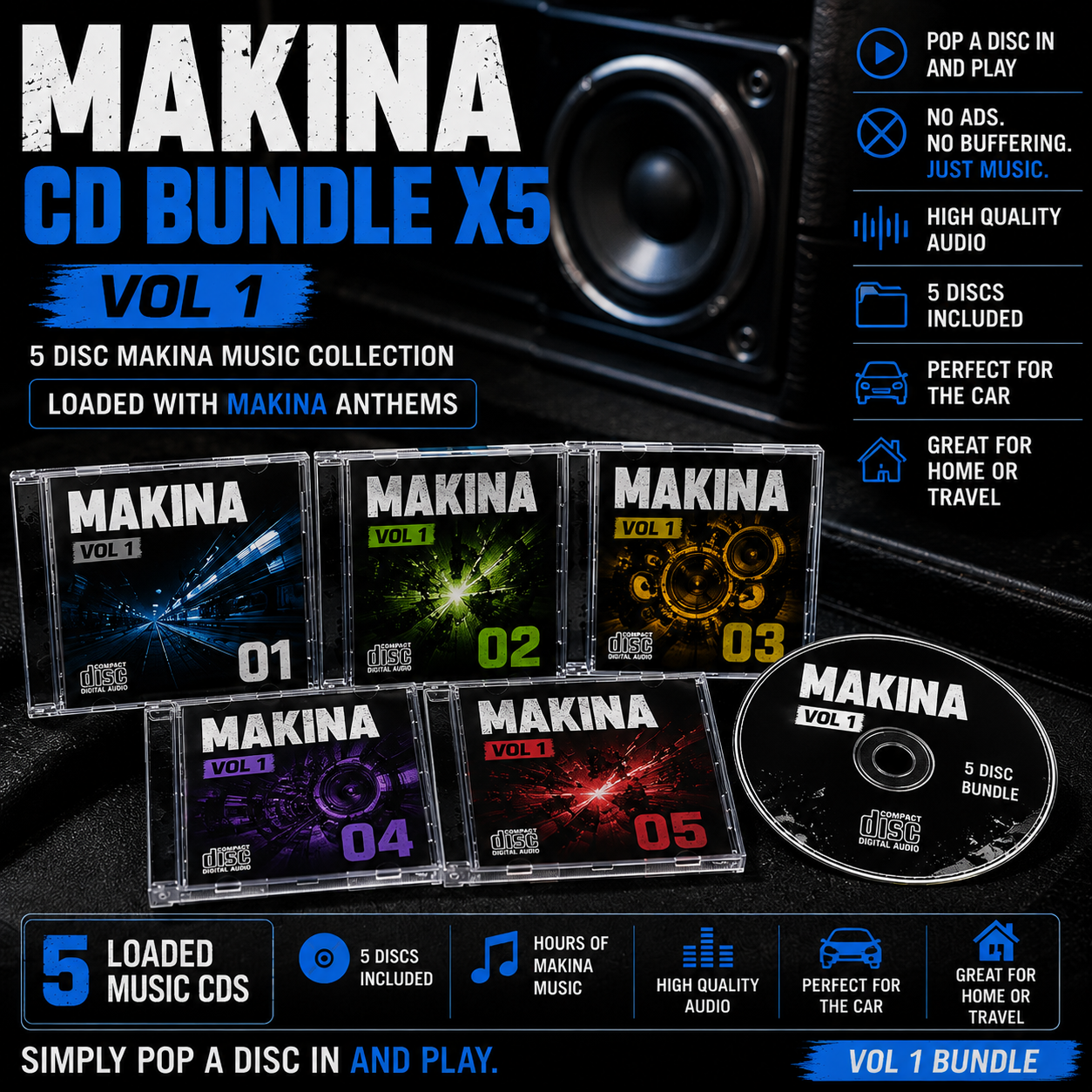 MAKINA CD BUNDLE X5 "VOL 1"